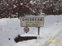 Snow in Shebbear & Buckland Filleigh February 2009